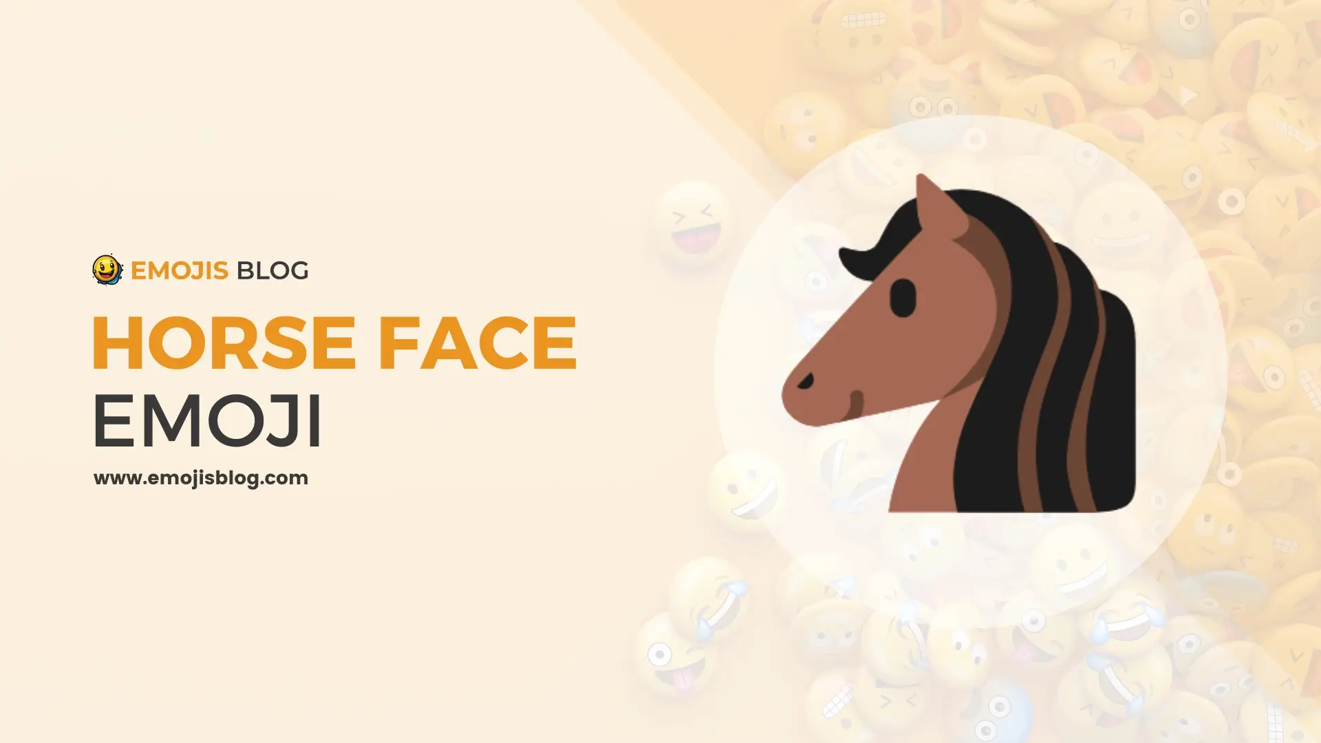Horse Face Emoji