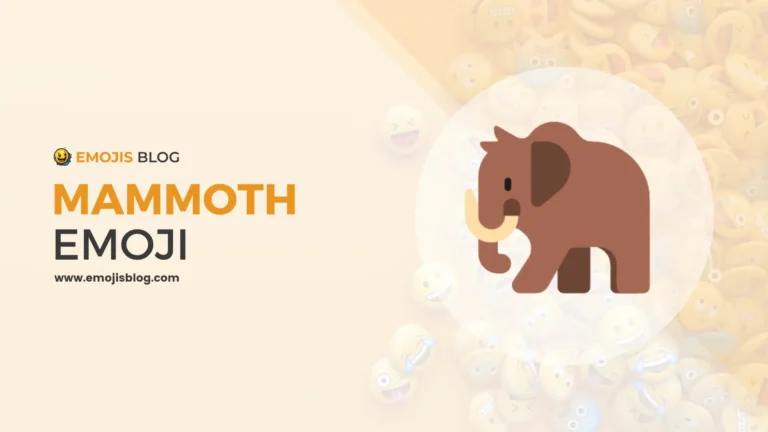 Mammoth Emoji