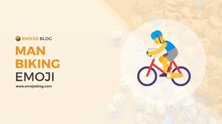 Man Biking Emoji