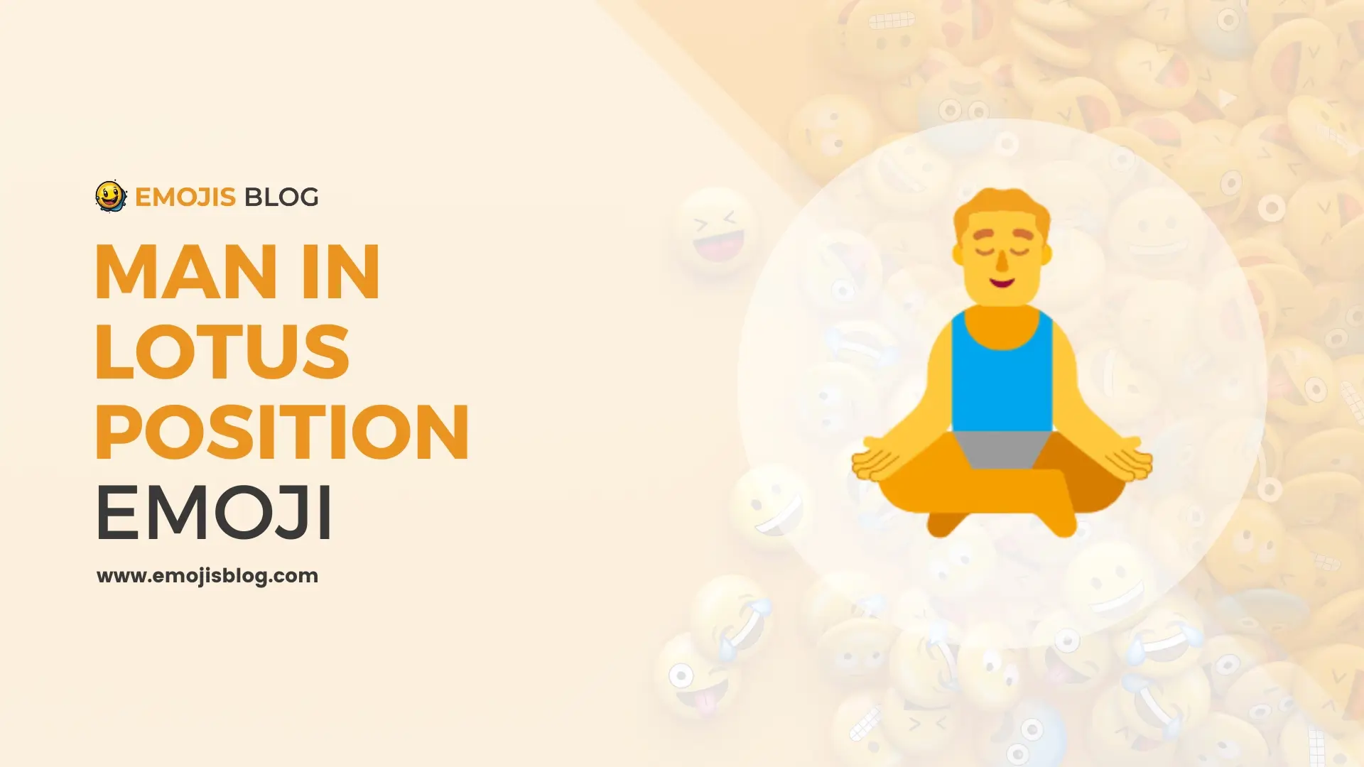 Man In Lotus Position Emoji