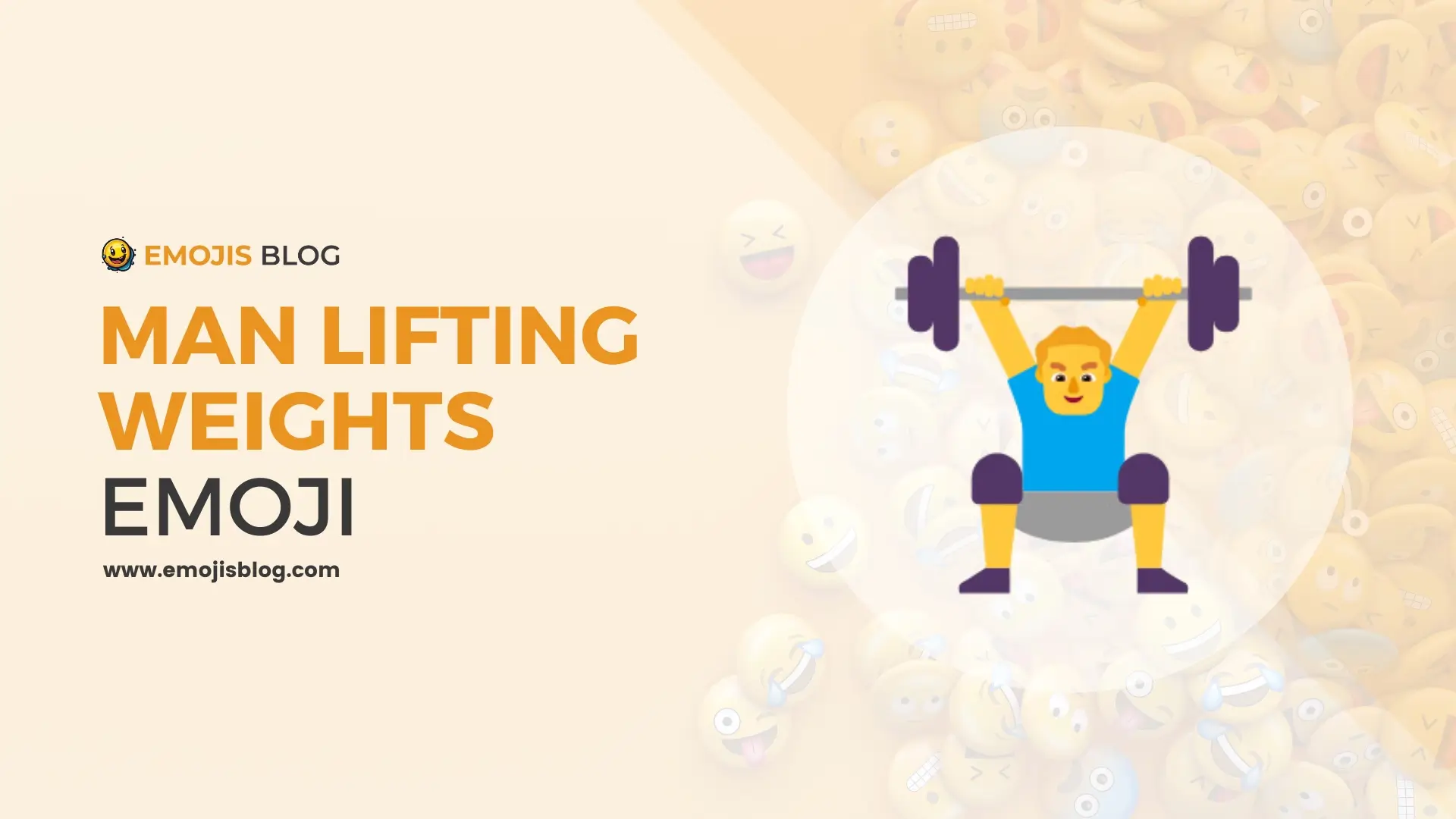 Man Lifting Weights Emoji