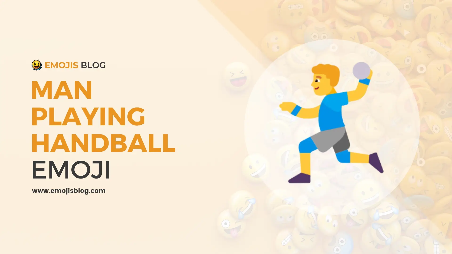 Man Playing Handball Emoji