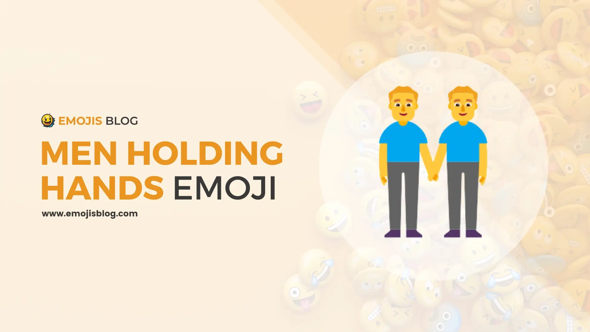 Men Holding Hands Emoji