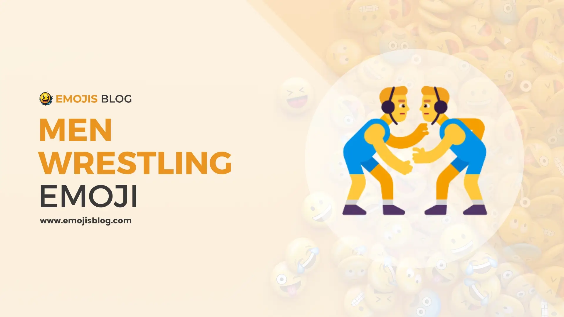 Men Wrestling Emoji