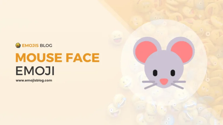 Mouse Face Emoji