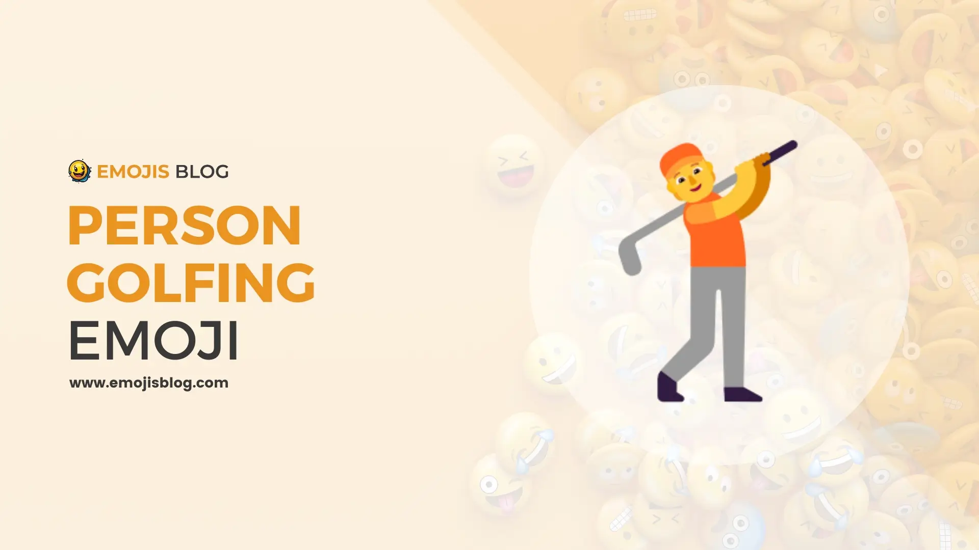 Person Golfing Emoji