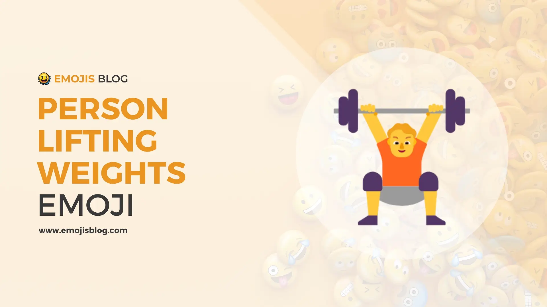 Person Lifting Weights Emoji