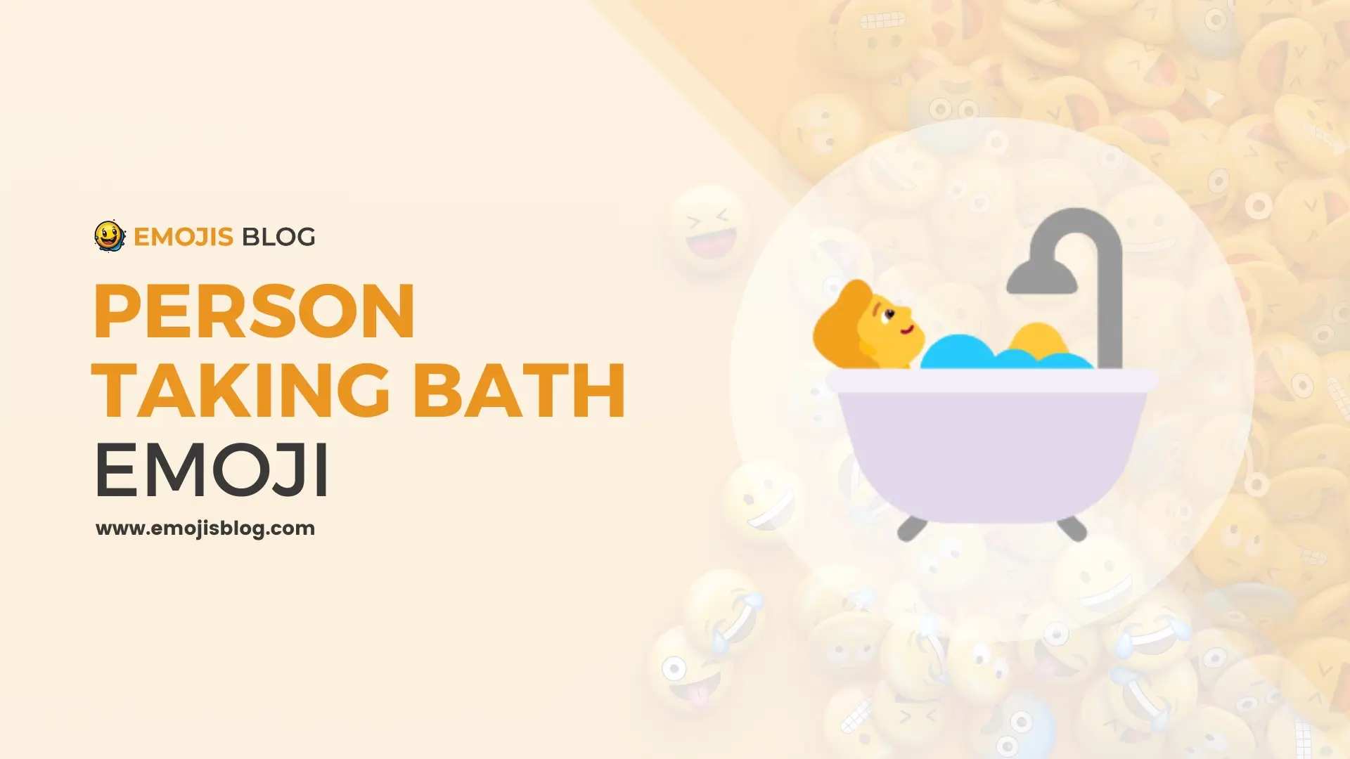 Person Taking Bath Emoji