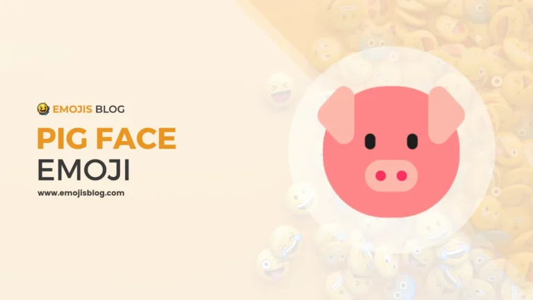 Pig Face Emoji
