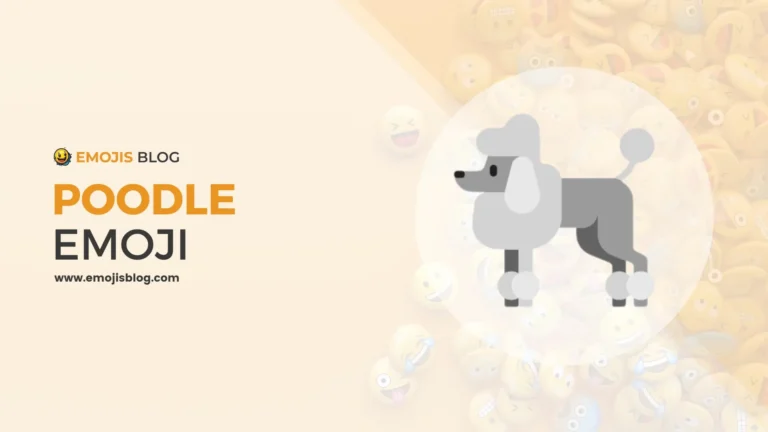 Poodle Emoji