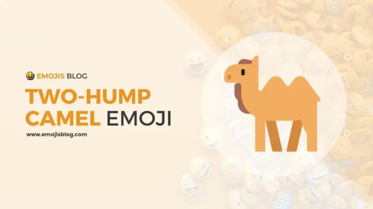Two-hump Camel Emoji