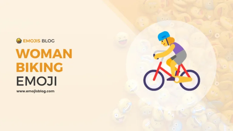 Woman Biking Emoji
