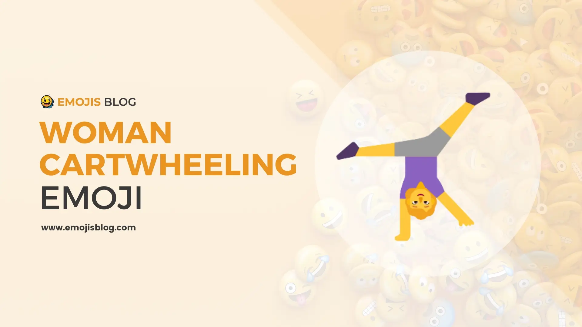 Woman Cartwheeling Emoji