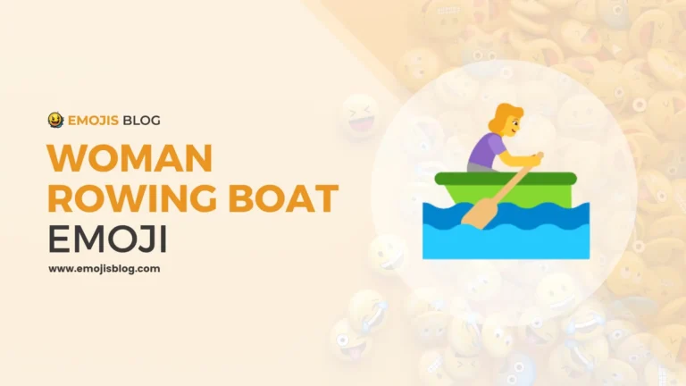 Woman Rowing Boat Emoji