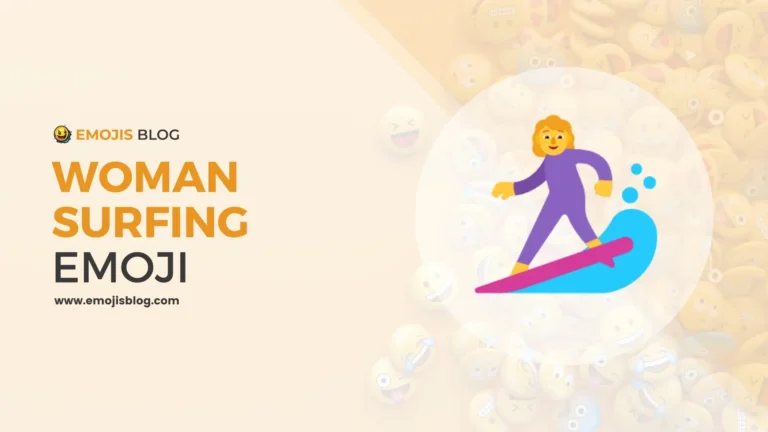Woman Surfing Emoji
