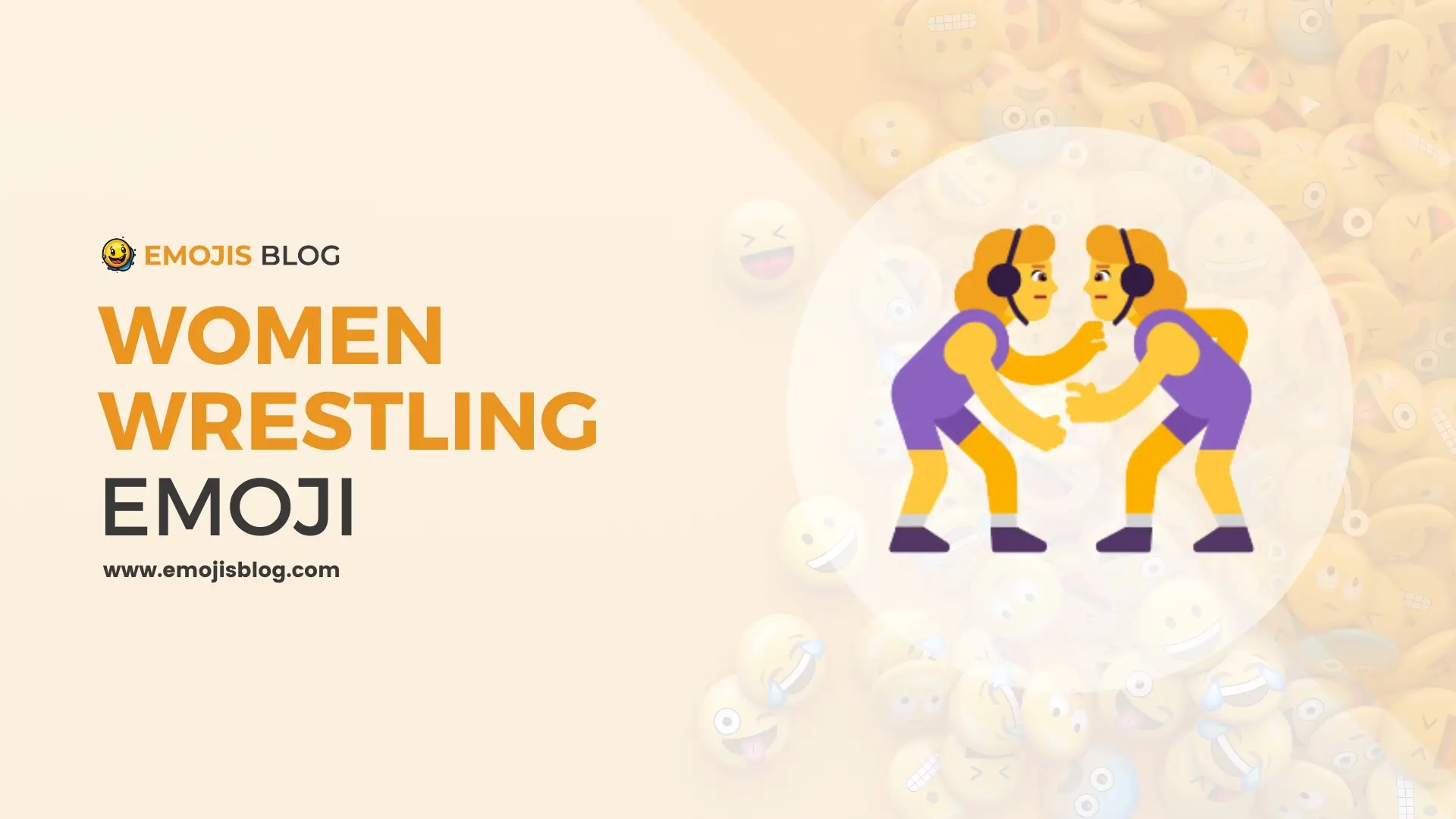 Women Wrestling Emoji
