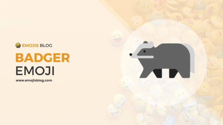 Badger Emoji